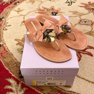 Vera Wang Embellished Tan sandal